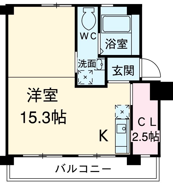 ホシノタニ団地4号棟の間取り
