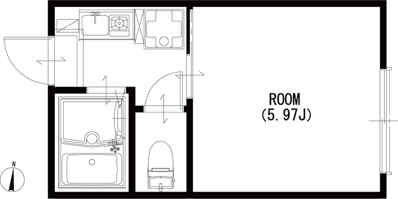 ブンカ北千住の間取り
