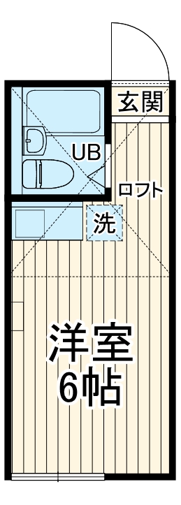 ユナイト六浦フォンダンショコラの間取り