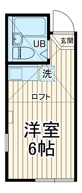 ユナイト六浦フォンダンショコラの間取り