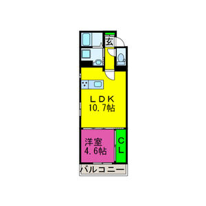 ファイブスターレジデンス岸和田の間取り