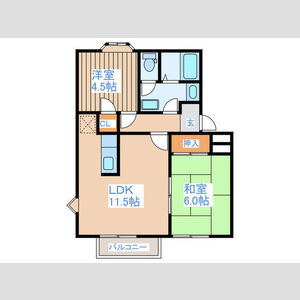 サニーコートの間取り