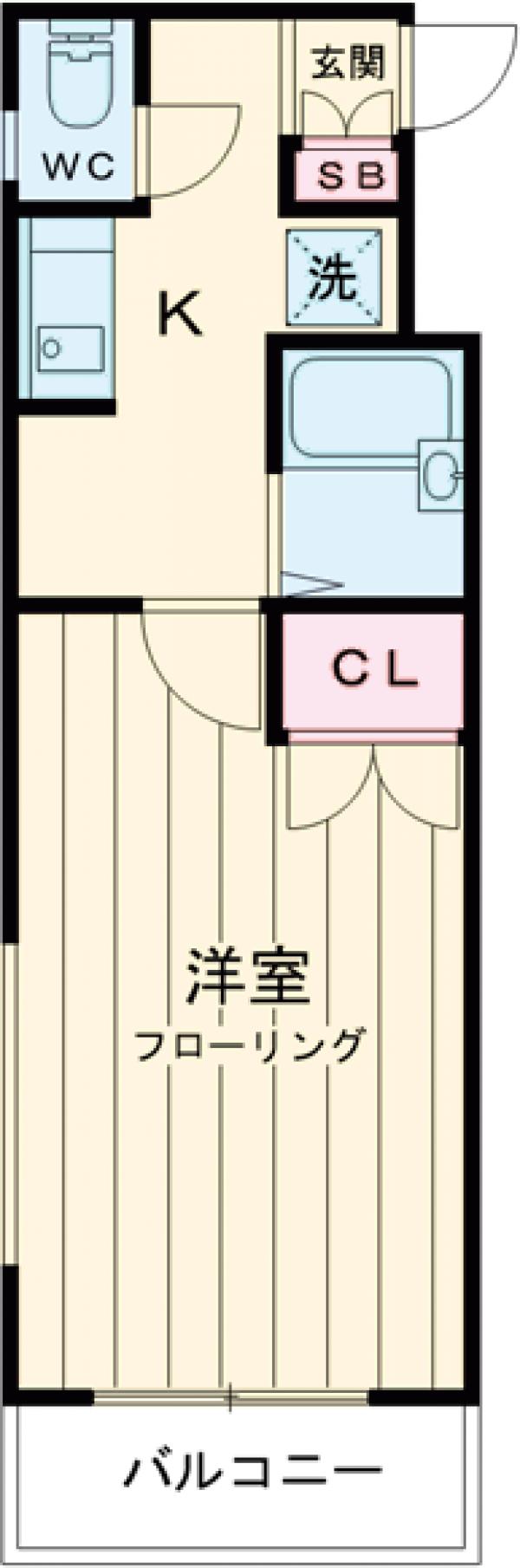 ダイホープラザ桜上水の間取り