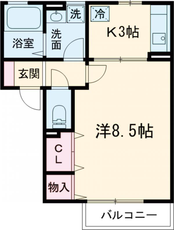 カーサ ドマーニの間取り