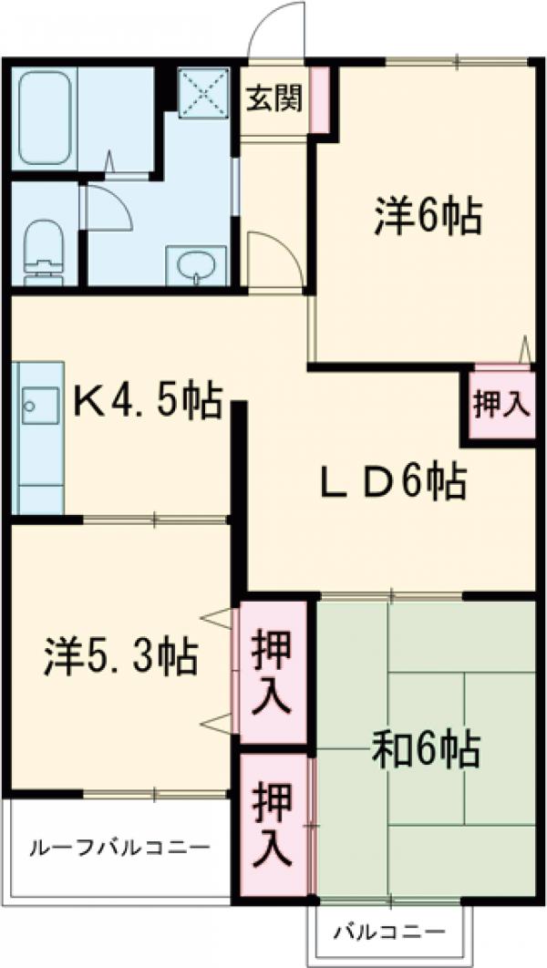 サンモール神明の間取り