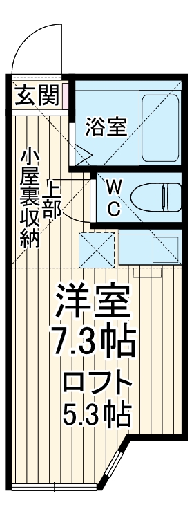 K.F堀ノ内の間取り