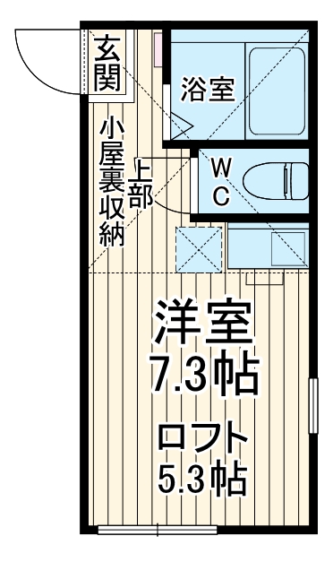 K.F堀ノ内の間取り