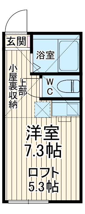 K.F堀ノ内の間取り