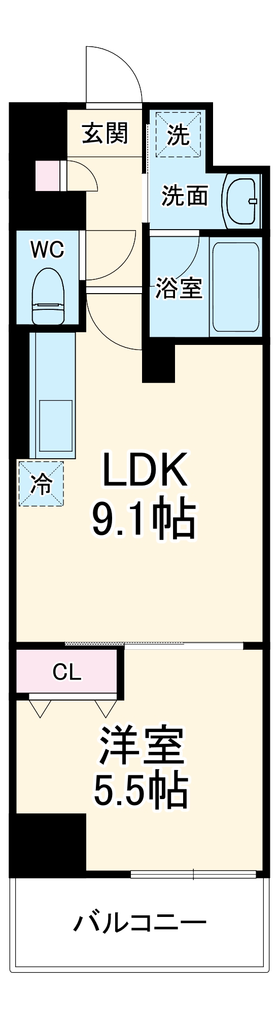 Villa Blancheの間取り