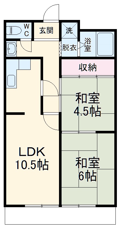 倉本ビルの間取り
