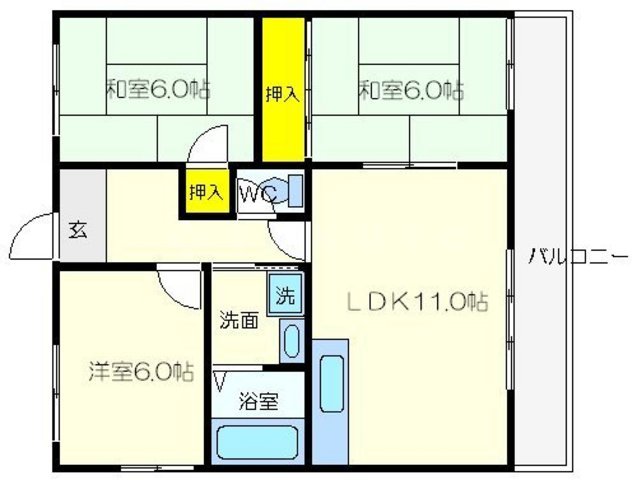 メイカーサ千里パートⅡの間取り
