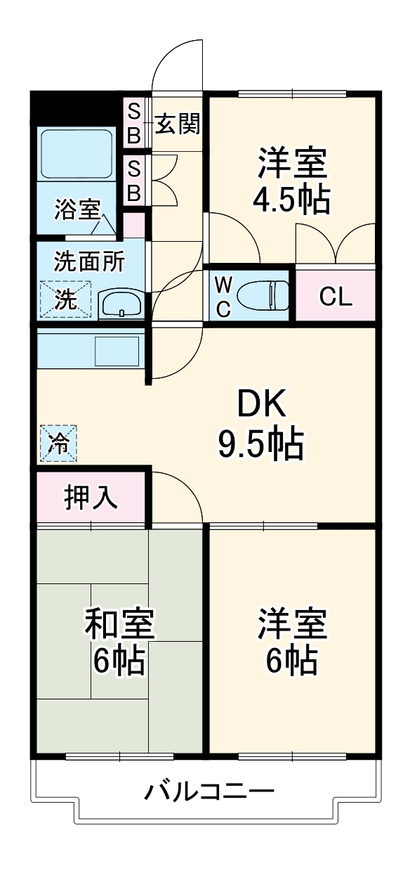 グランドソレーユ座間の間取り