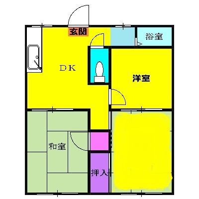 ハイム由美の間取り