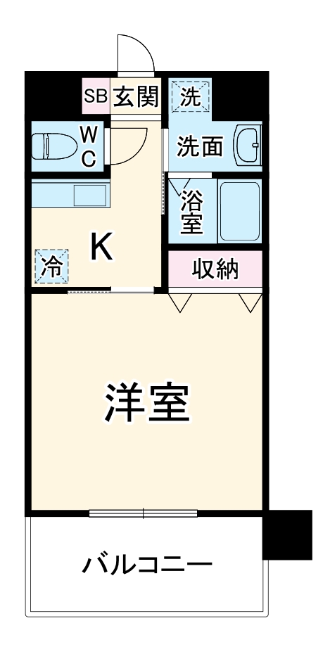 レザンヴェルジェの間取り