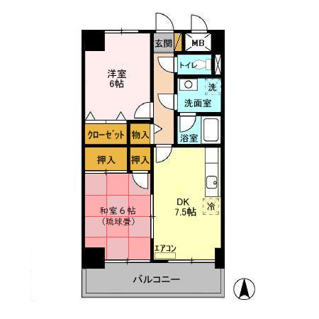 スカイヒルズ我孫子の間取り