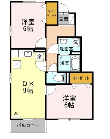 エトワール・Tの間取り