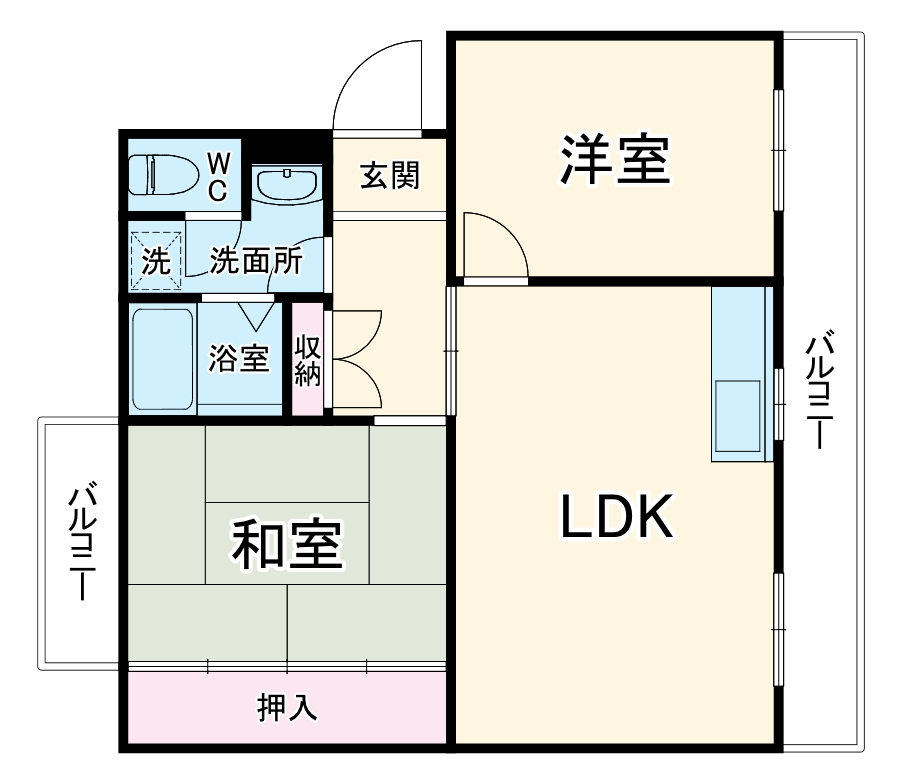 リヴェール茅ヶ崎の間取り