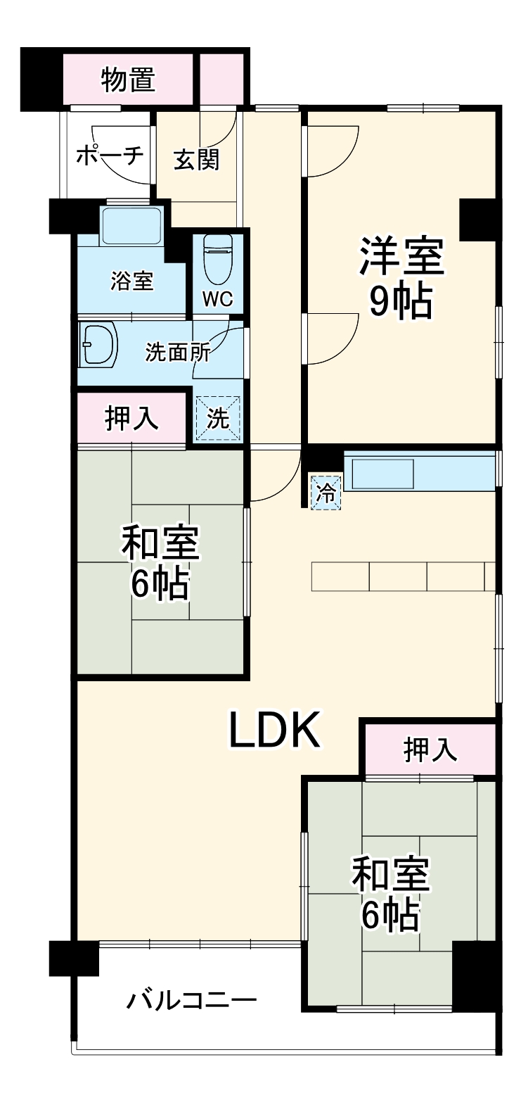 山手パークハイツの間取り