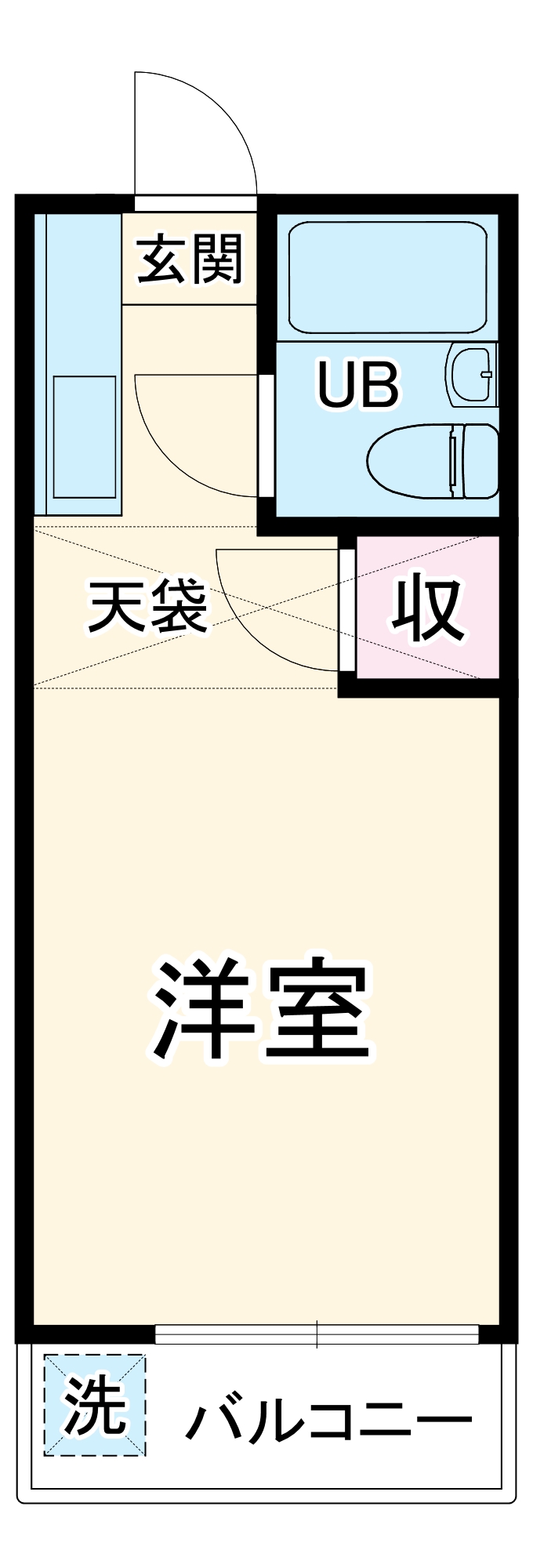 アゼリア宮崎台の間取り