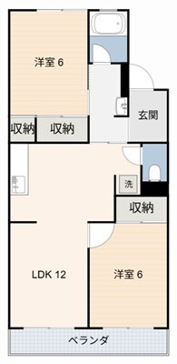 雁ケ音マンションの間取り