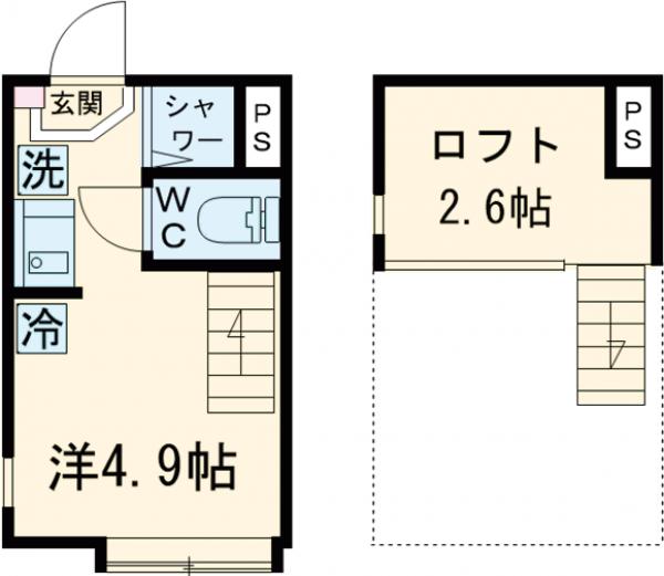 シースカイ平井の間取り