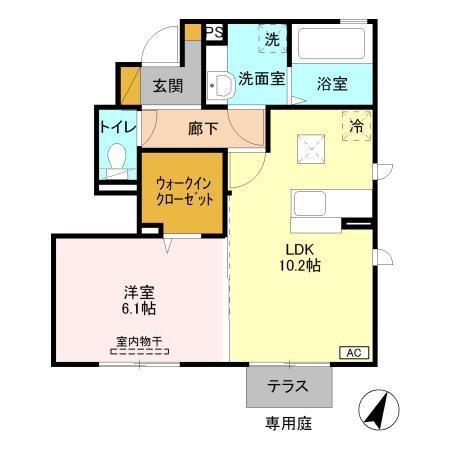 TIARA Ⅰの間取り