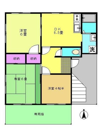 パルムけやきの間取り