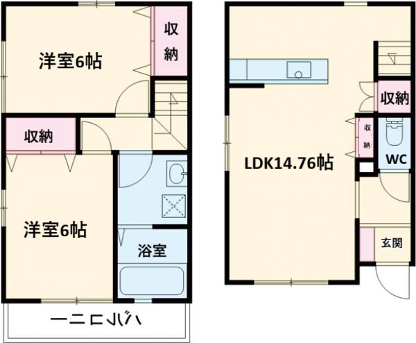 セントフィオーレ西山天王山の間取り
