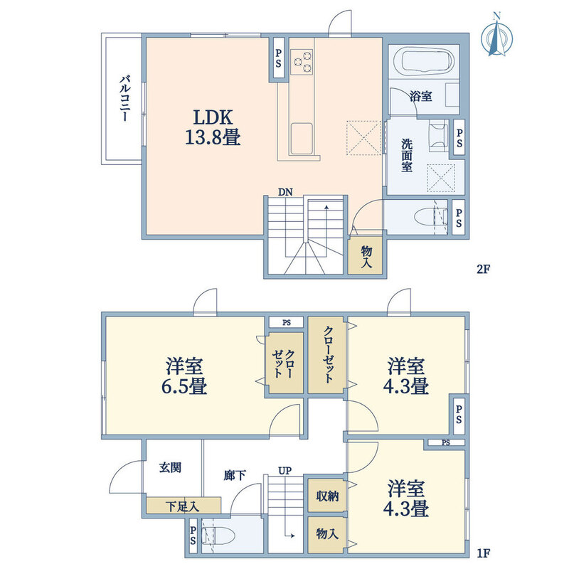 メゾンドクラルテの間取り