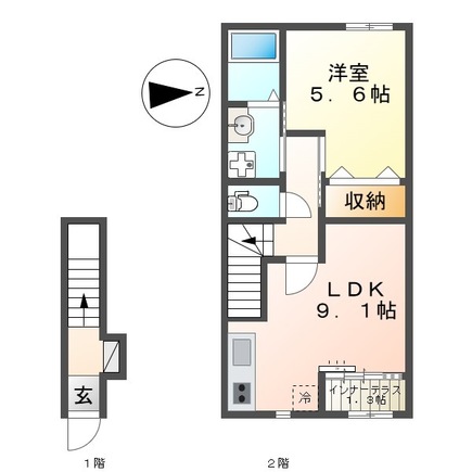 ククナSOの間取り