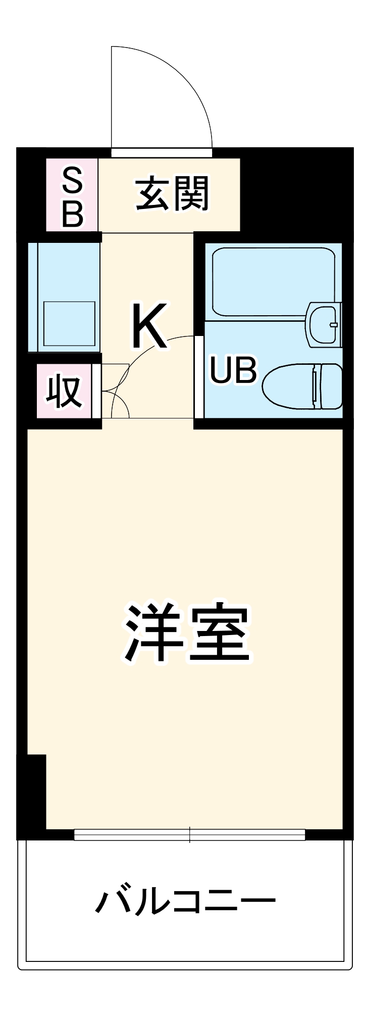 ロータリーライフ石川町の間取り