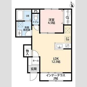 リーブルファイン幸手駅Ⅱの間取り