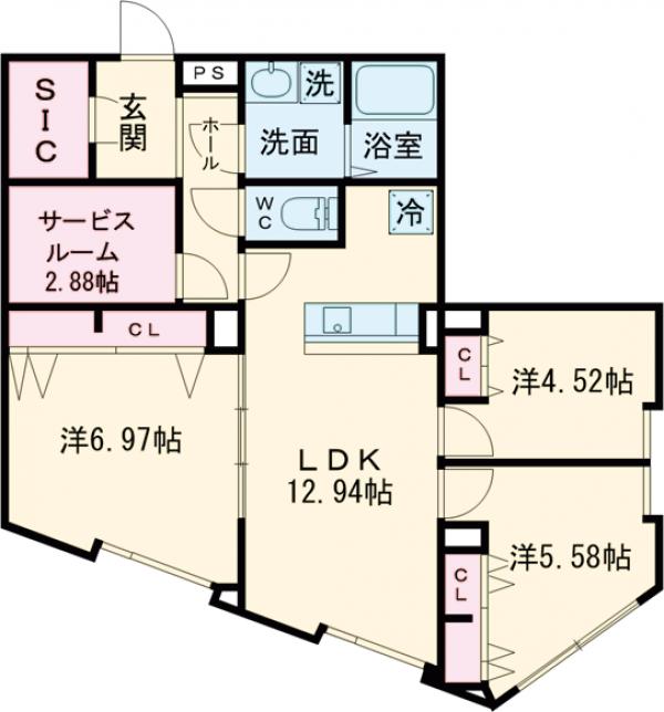 EDIT西池袋の間取り
