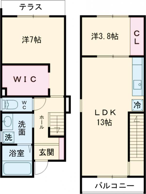 riverside terraceの間取り