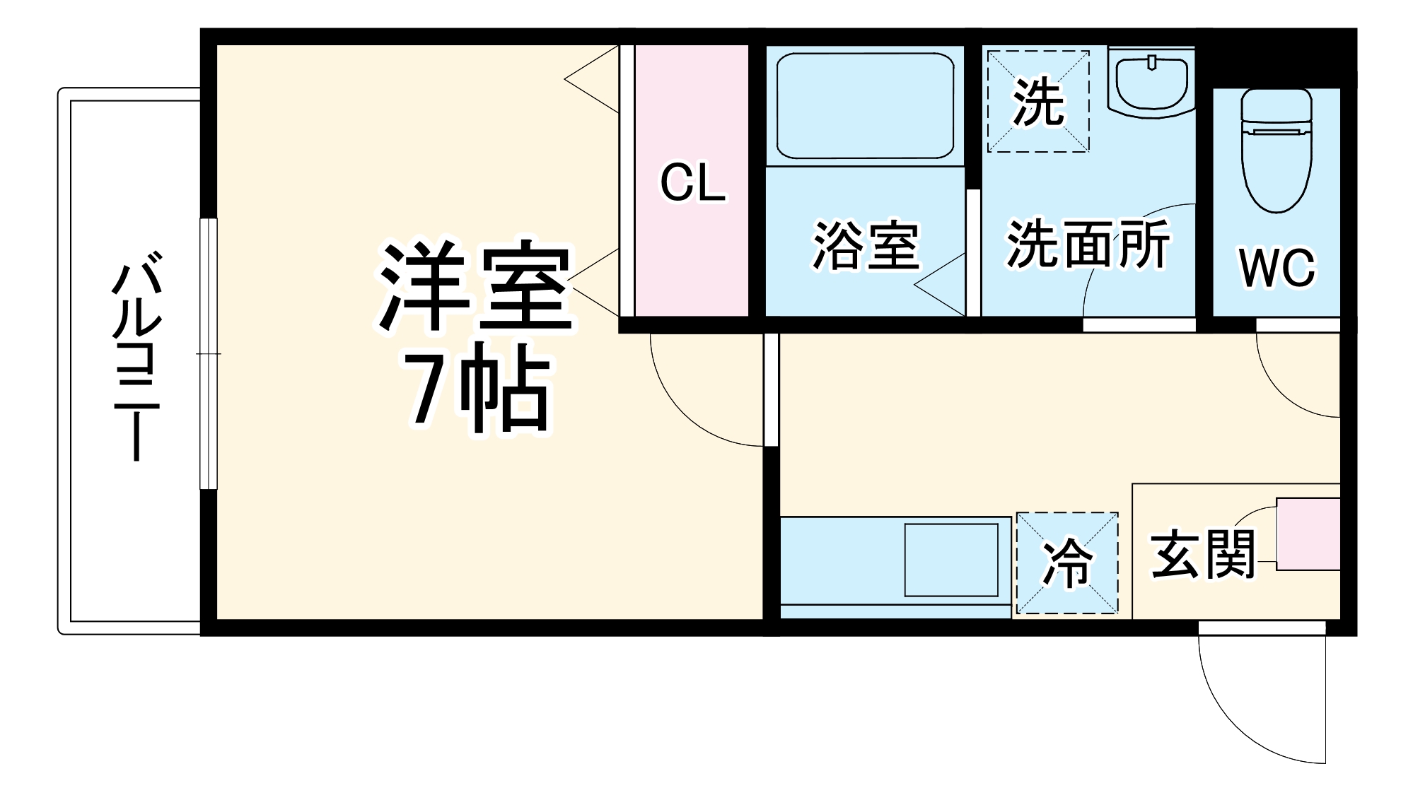 カレント大和田の間取り