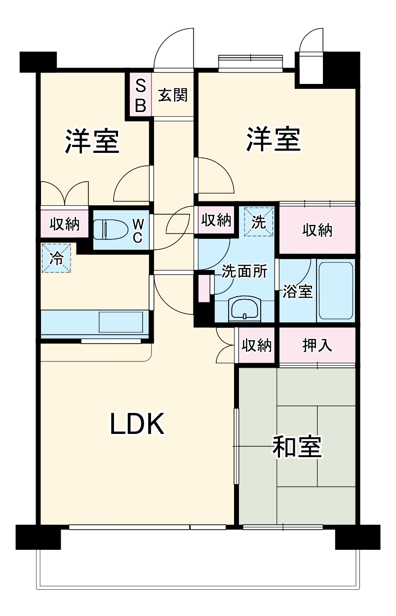ルリエ大船の間取り