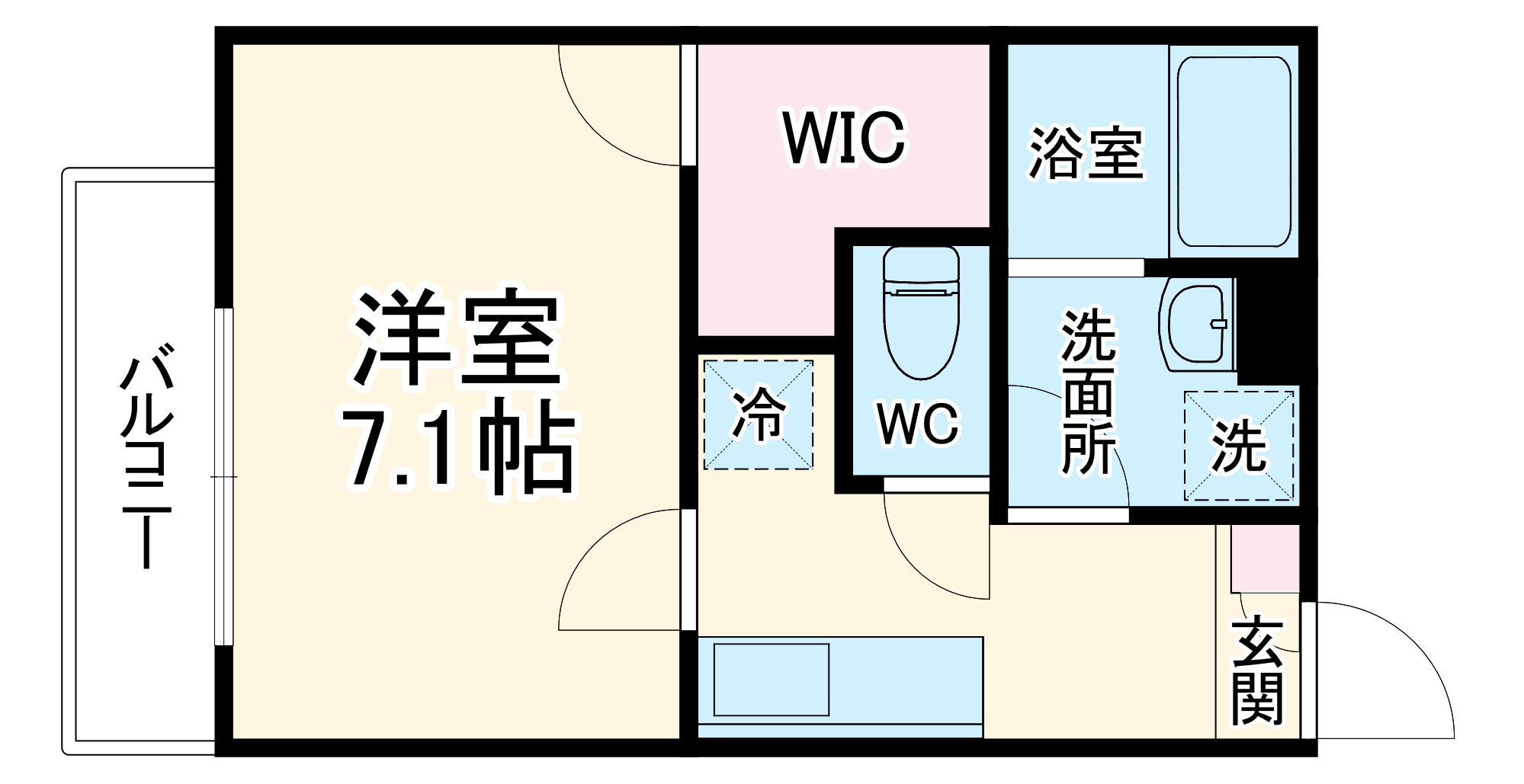 カレント大和田の間取り