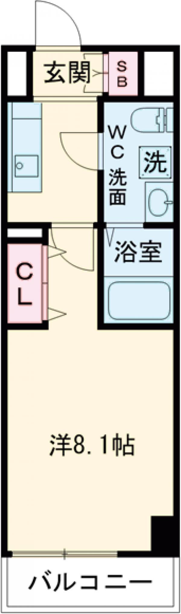 MAXIV江北アレグリアコートの間取り