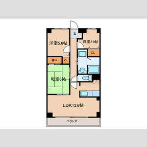 カーサ デル フィオーレの間取り
