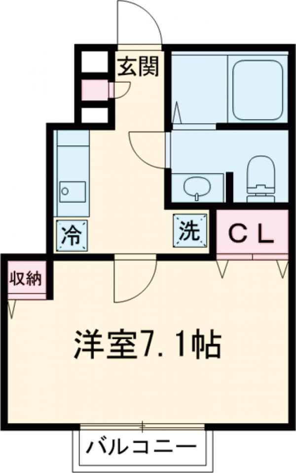 メゾンKの間取り