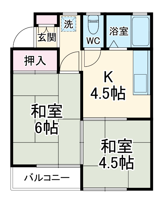 グリーンハウスの間取り
