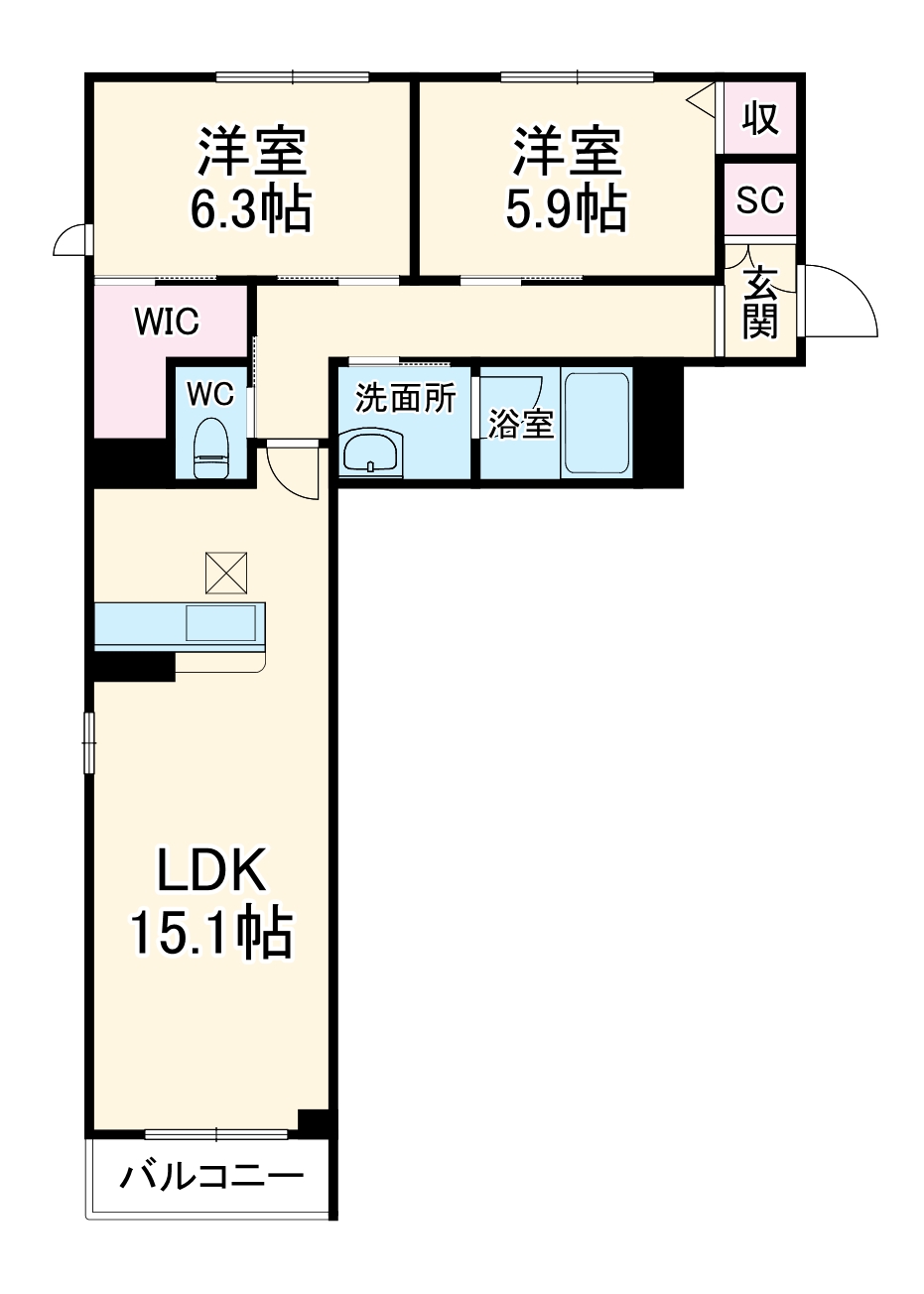 リロンデルの間取り