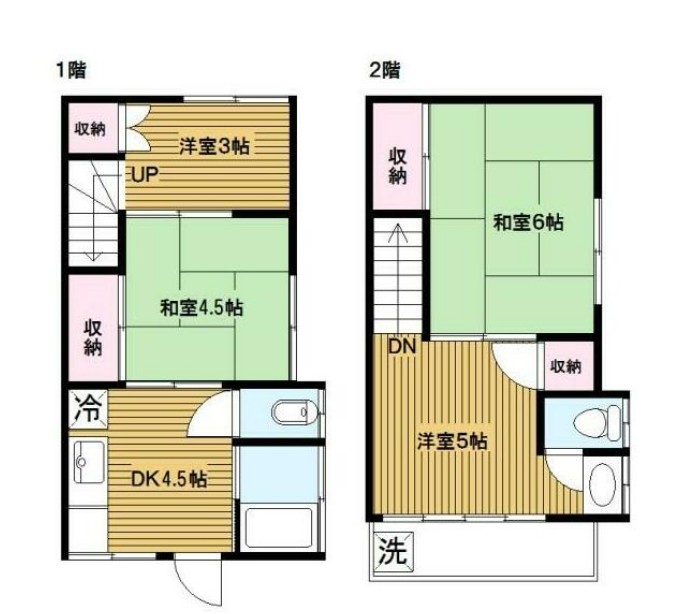 小田5丁目貸家の間取り