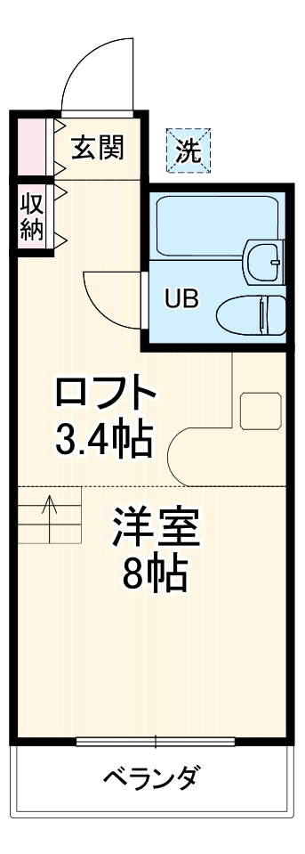 ヴァンベール伊勢の間取り