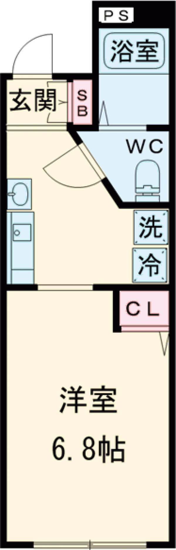 Grande Takasago・102号室の間取り