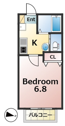 キャメル北入曽Ⅰの間取り
