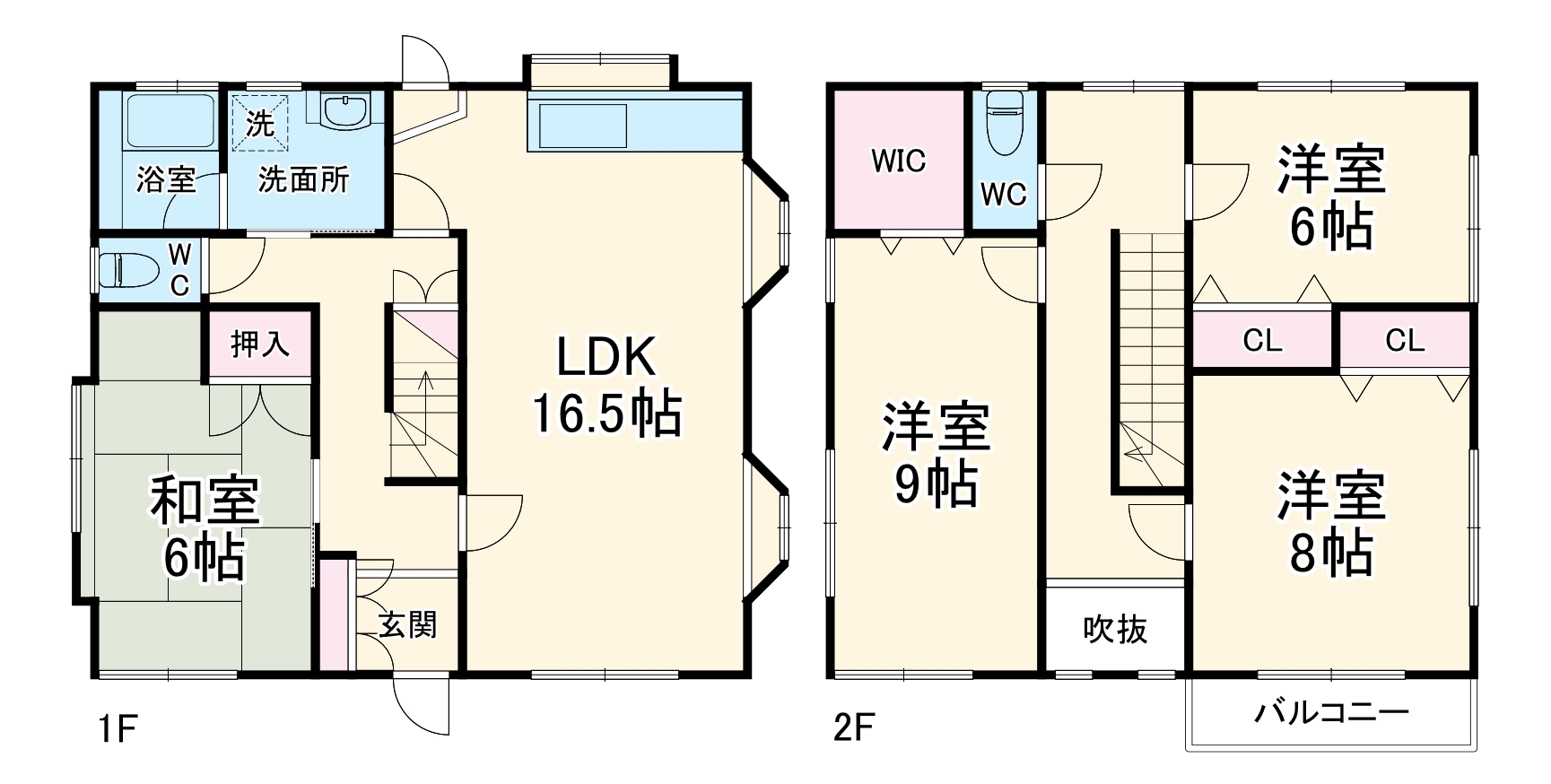熊谷市戸建ての間取り