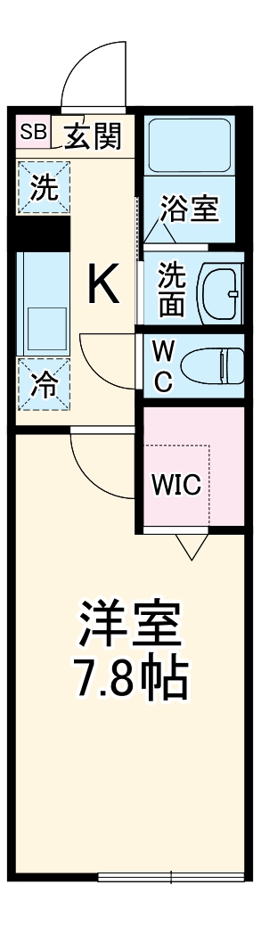 One-stage狭山の間取り