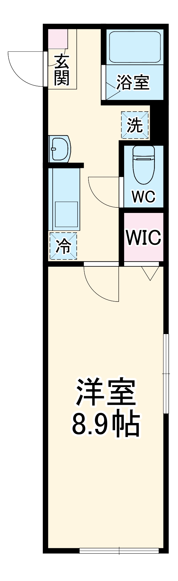 Ｏｎｅ－ｓｔａｇｅ狭山の間取り