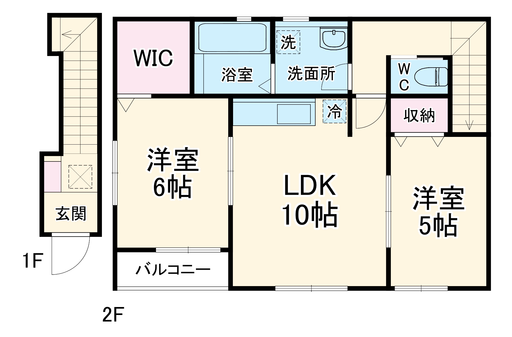 リーブルファイン三郷新和Ⅱの間取り